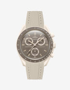 Moonswatch Curved Vertech Rubber Strap - Beige
