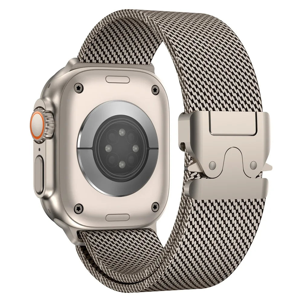 Milanese Loop Strap for Apple Watch Ultra 3 2 Band 49mm 45mm 46mm 44mm 42mm 41mm 40mm Correa Bracelet iWatch Series 11 10 SE 9 8