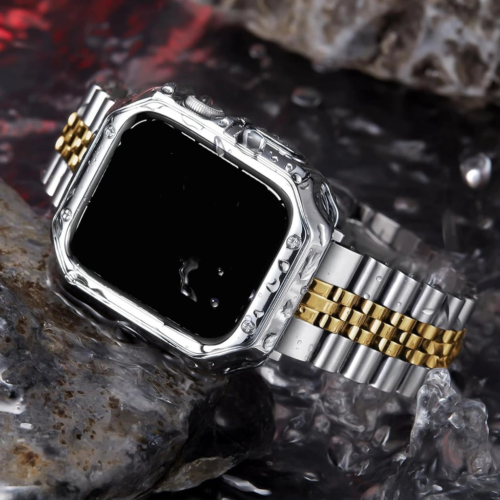 Stainless Steel Strap For Apple Watch Band Series 11/10/9/8/7/6/5/4/3/SE 3 Metal Bracelet For iWatch Ultra 3 49mm 45mm 44mm 46mm