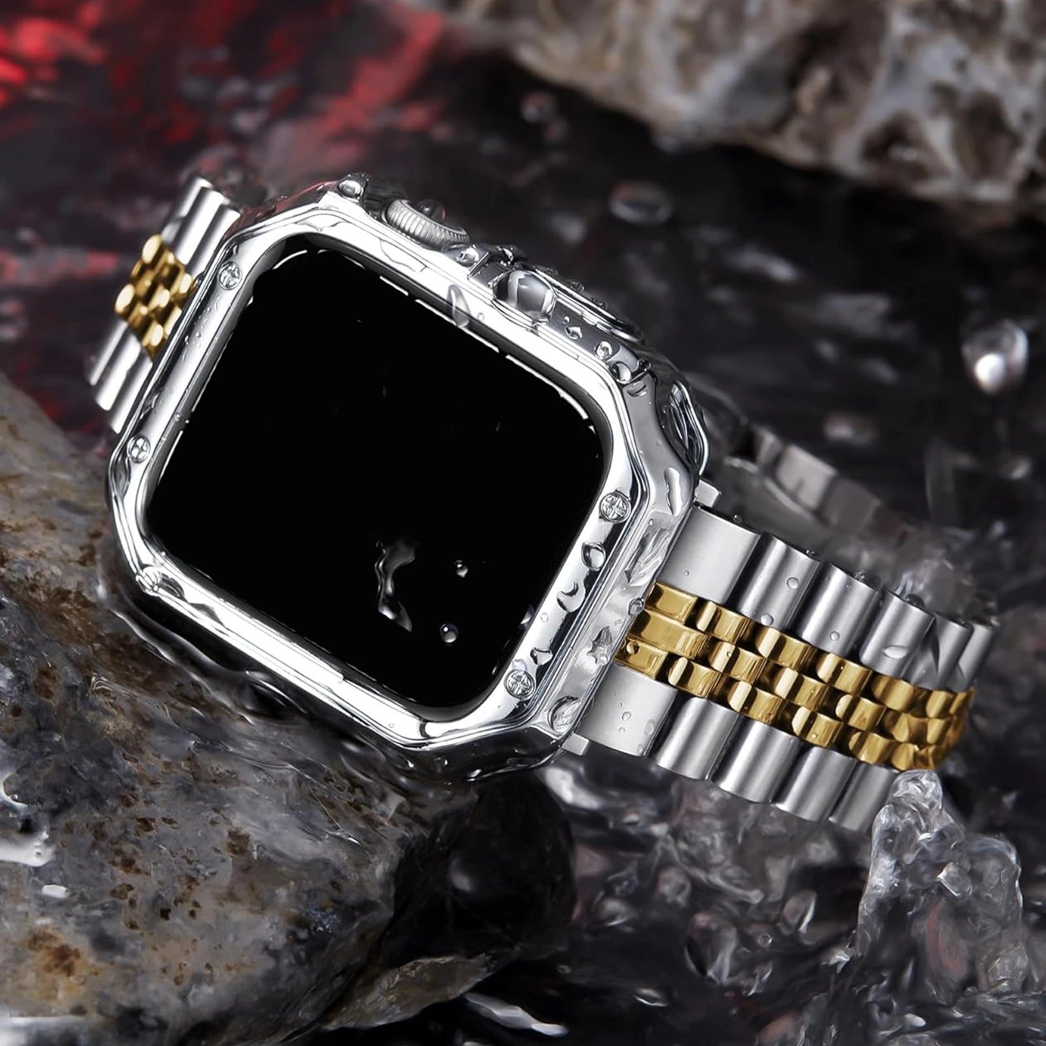 Stainless Steel Strap For Apple Watch Band Series 11/10/9/8/7/6/5/4/3/SE 3 Metal Bracelet For iWatch Ultra 3 49mm 45mm 44mm 46mm
