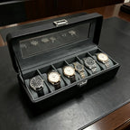 6 Slot Lockable Watch Display Box