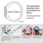 Stainless Steel Strap For Apple Watch Band Series 11/10/9/8/7/6/5/4/3/SE 3 Metal Bracelet For iWatch Ultra 3 49mm 45mm 44mm 46mm