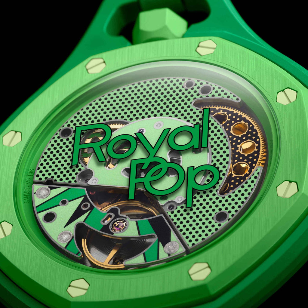 Original GREEN EIGHT AP x Swatch Royal Pop