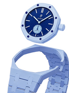 Ceramic | 3:00 Crown | Blue
