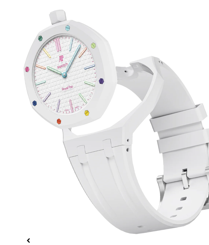 Ceramic Case + Silicone Strap | 12:00 Crown | White