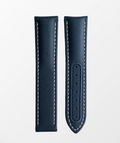 Moonswatch Leather Strap - Blue & White