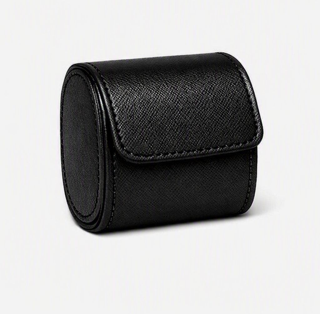 Beaumont 1-Watch Roll Case | Onyx Black