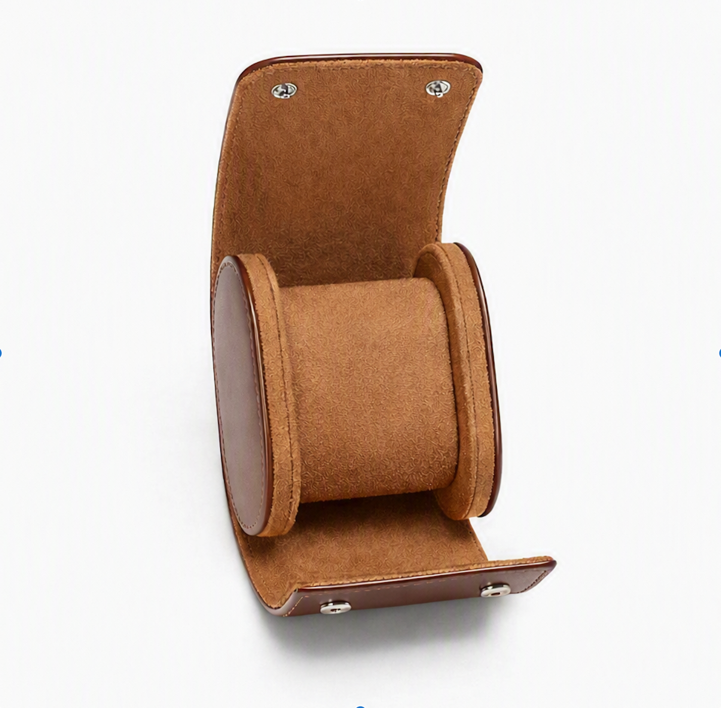 Beaumont 1-Watch Roll Case | Chestnut Brown