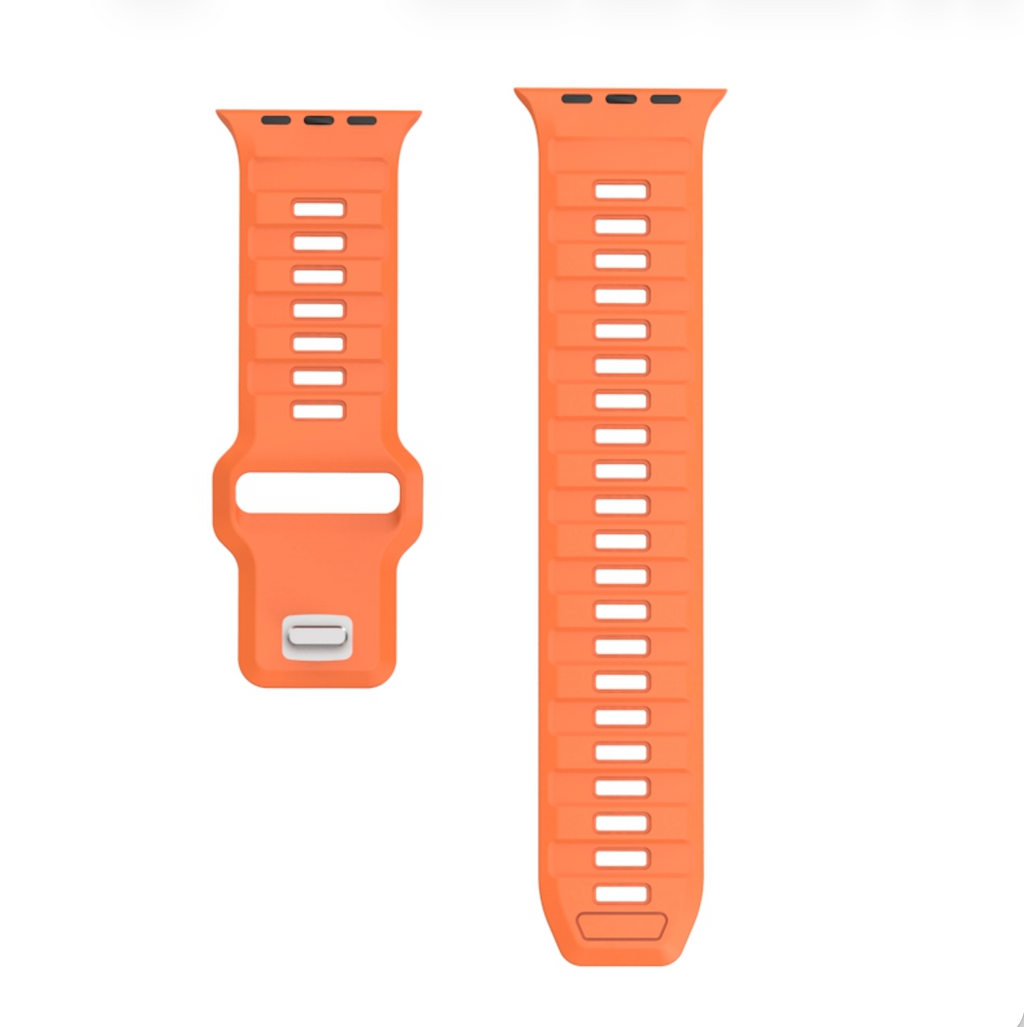 Apple Watch | Silicone Sports Strap | Orange