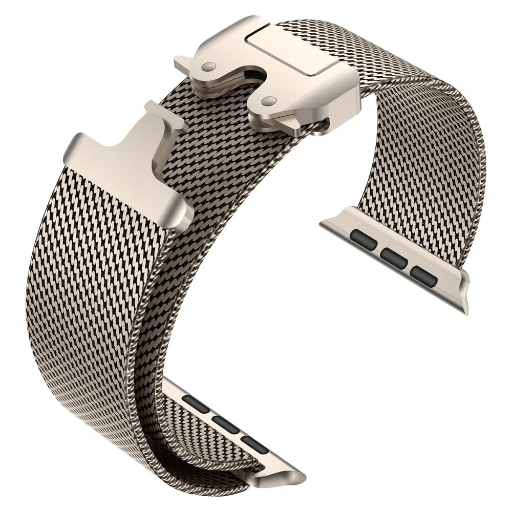 Milanese Loop Strap for Apple Watch Ultra 3 2 Band 49mm 45mm 46mm 44mm 42mm 41mm 40mm Correa Bracelet iWatch Series 11 10 SE 9 8