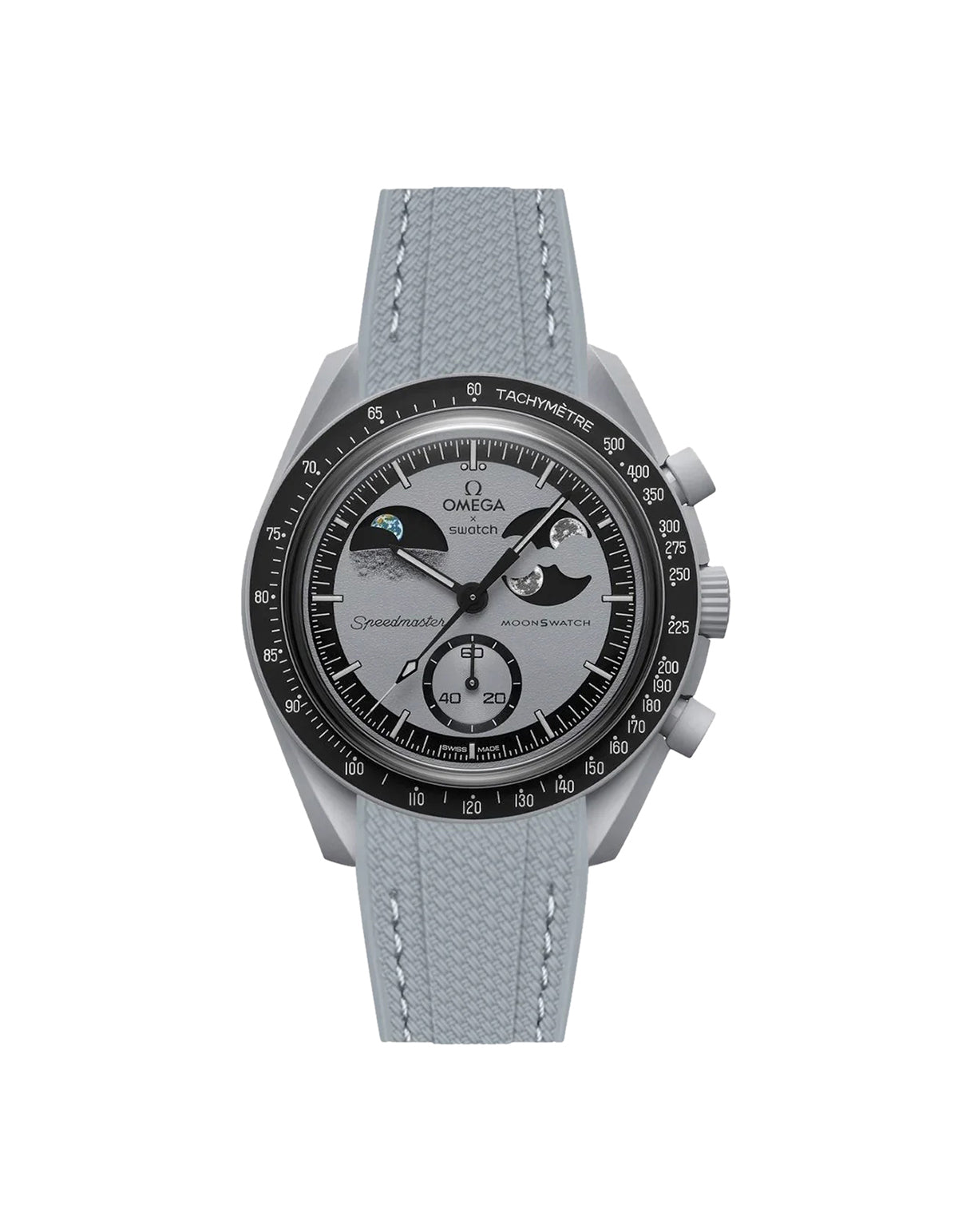 Moonswatch Vertech Rubber Strap | Gray