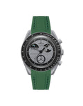 Moonswatch Vertech Rubber Strap | Forest Green