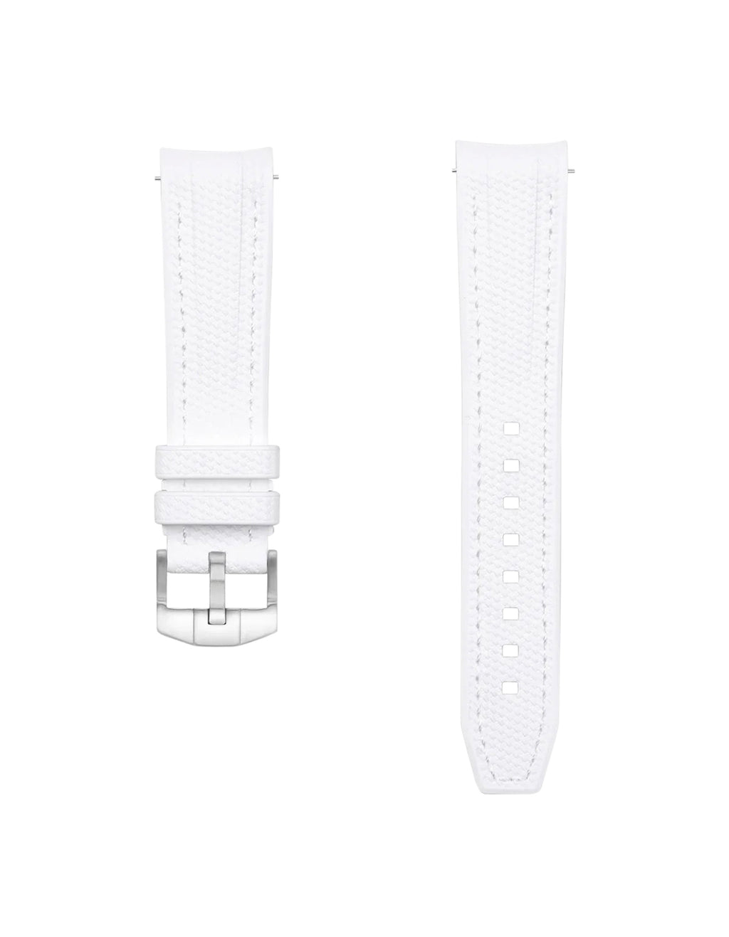 Moonswatch Vertech Rubber Strap | White
