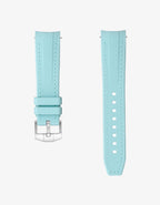 Moonswatch Curved Vertech Rubber Strap - Turquoise