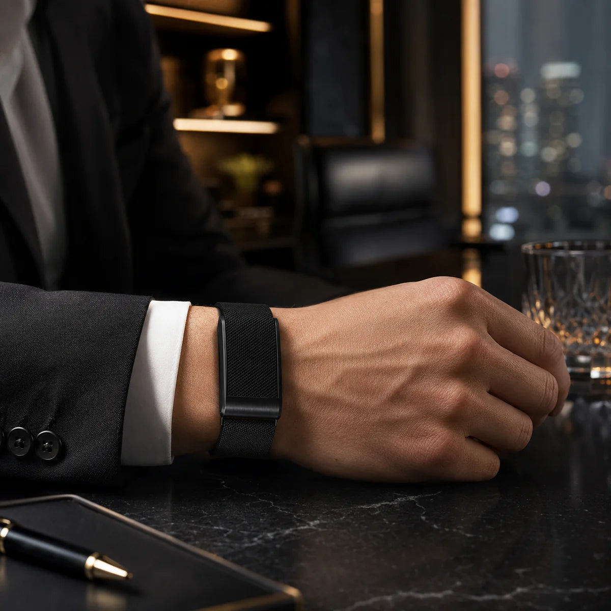 WHOOP Milanese Strap & Case | 5.0 & MG | Black