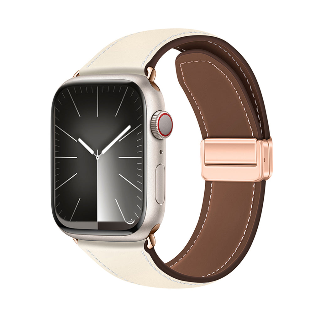 Apple Watch | Magnetic Leather Strap | Beige