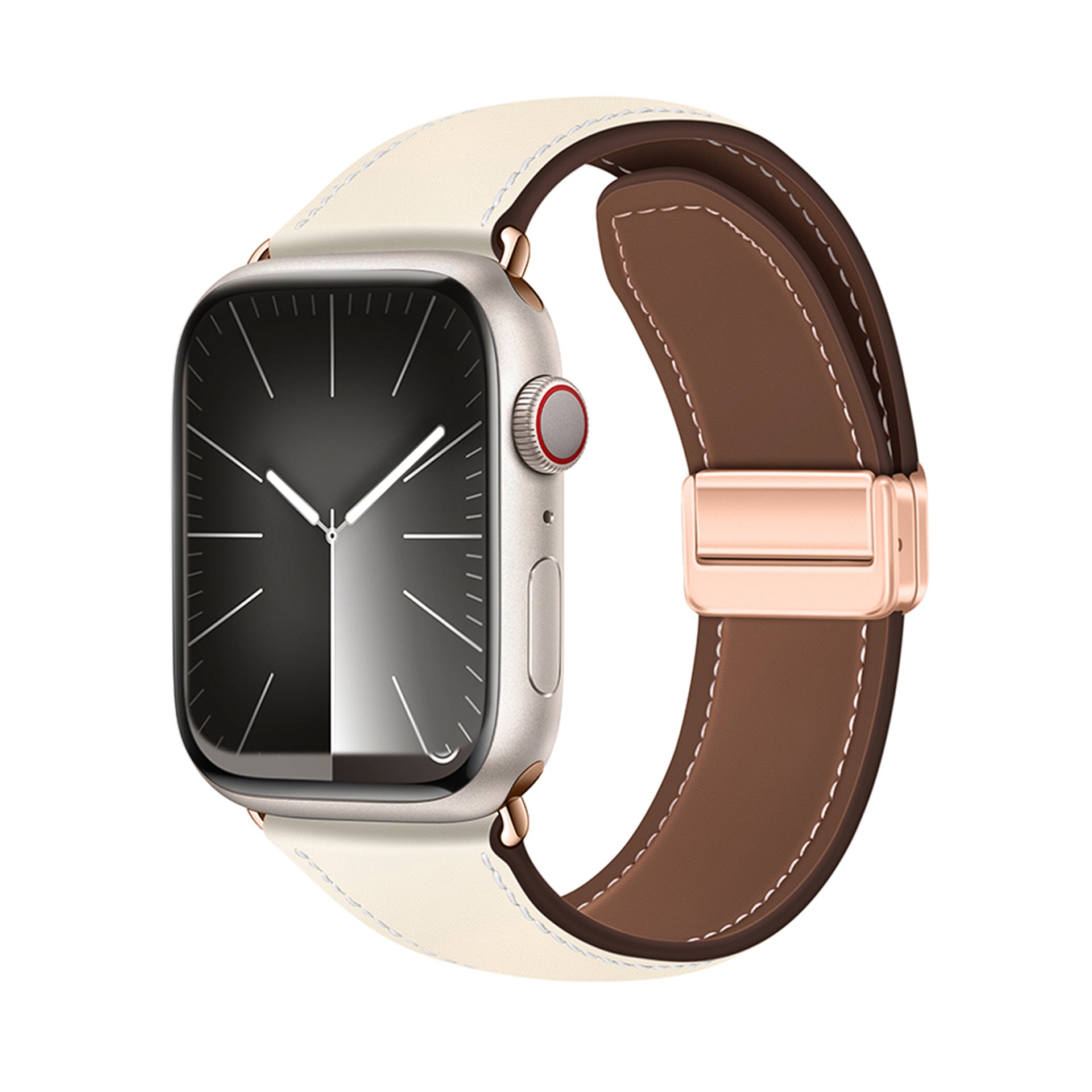Apple Watch | Magnetic Leather Strap | Beige