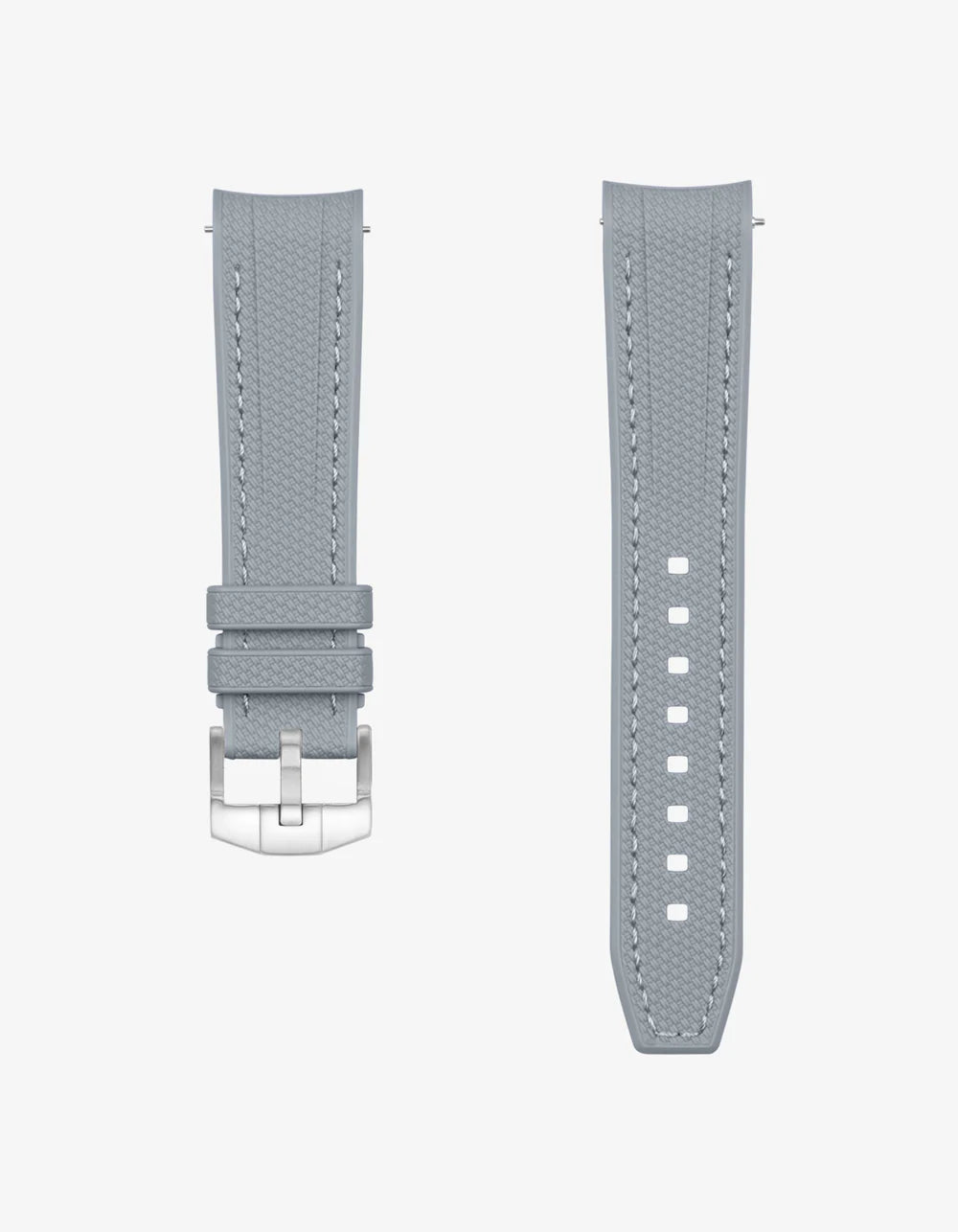 Moonswatch Curved Vertech Rubber Strap - Gray