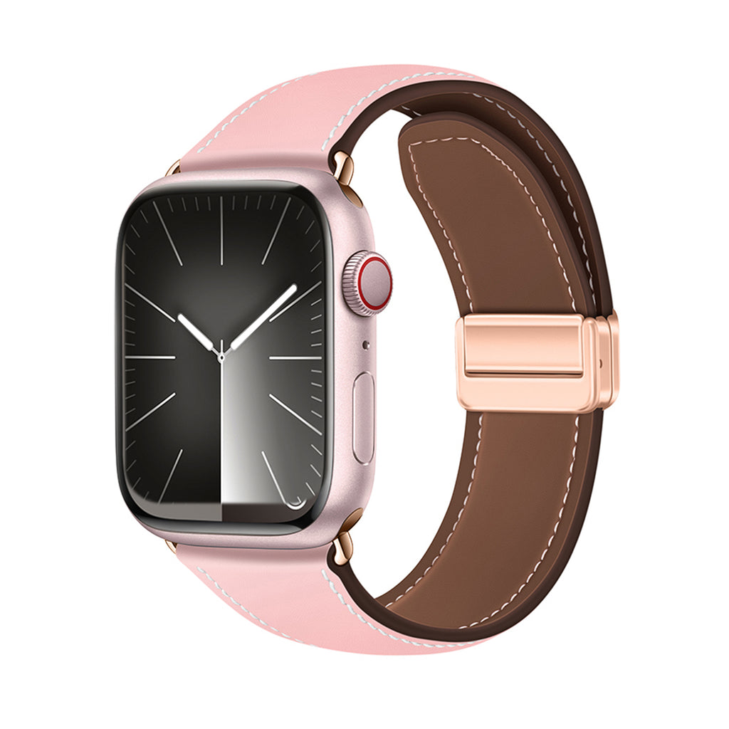 Apple Watch | Magnetic Leather Strap | Pink