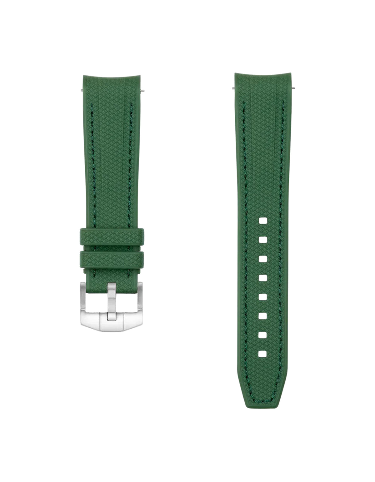 Moonswatch Vertech Rubber Strap | Forest Green