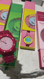 Ceramic Case & Strap | 12:00 Crown | Red