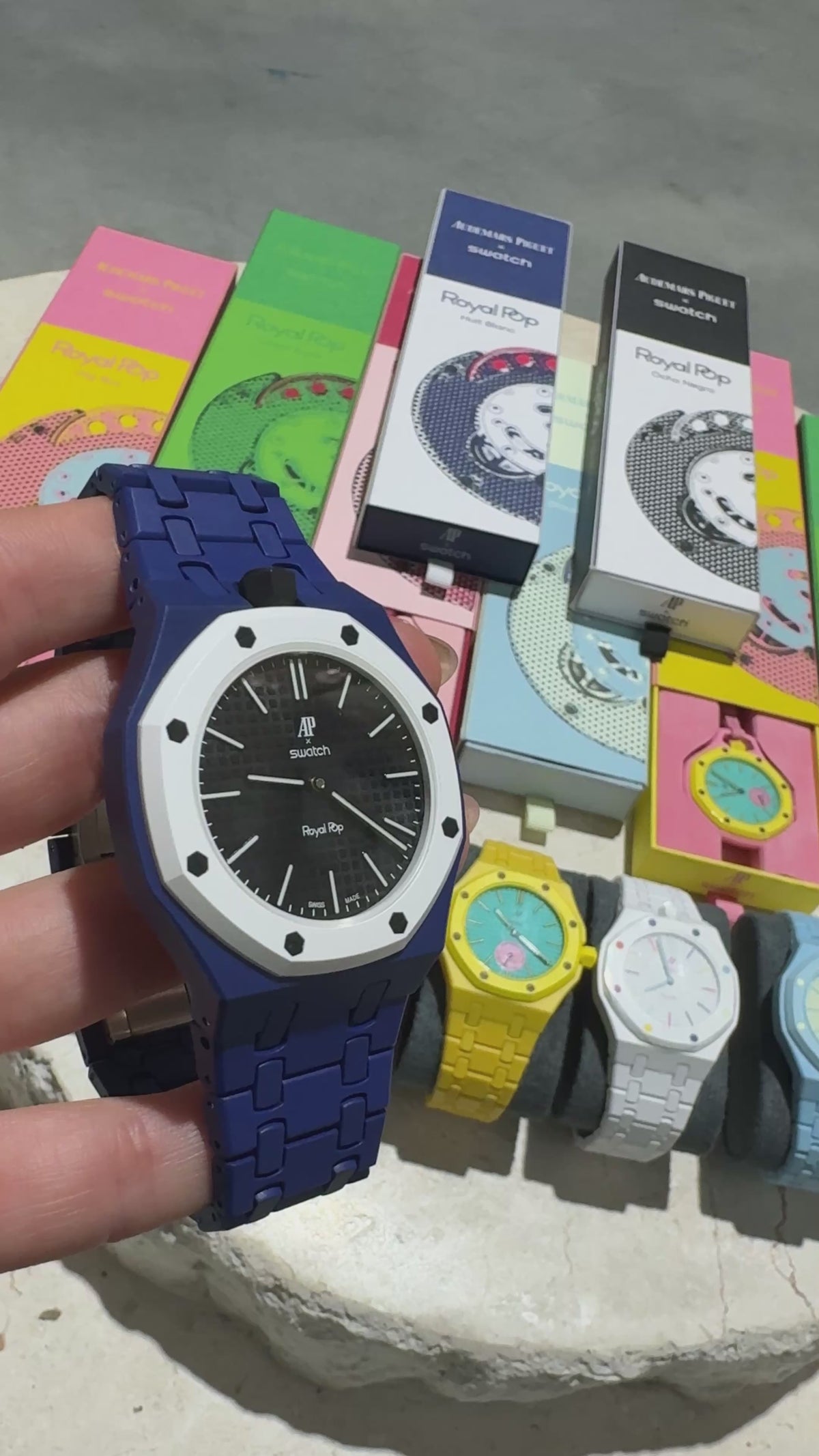 Ceramic Case & Strap | 12:00 Crown | Navy Blue
