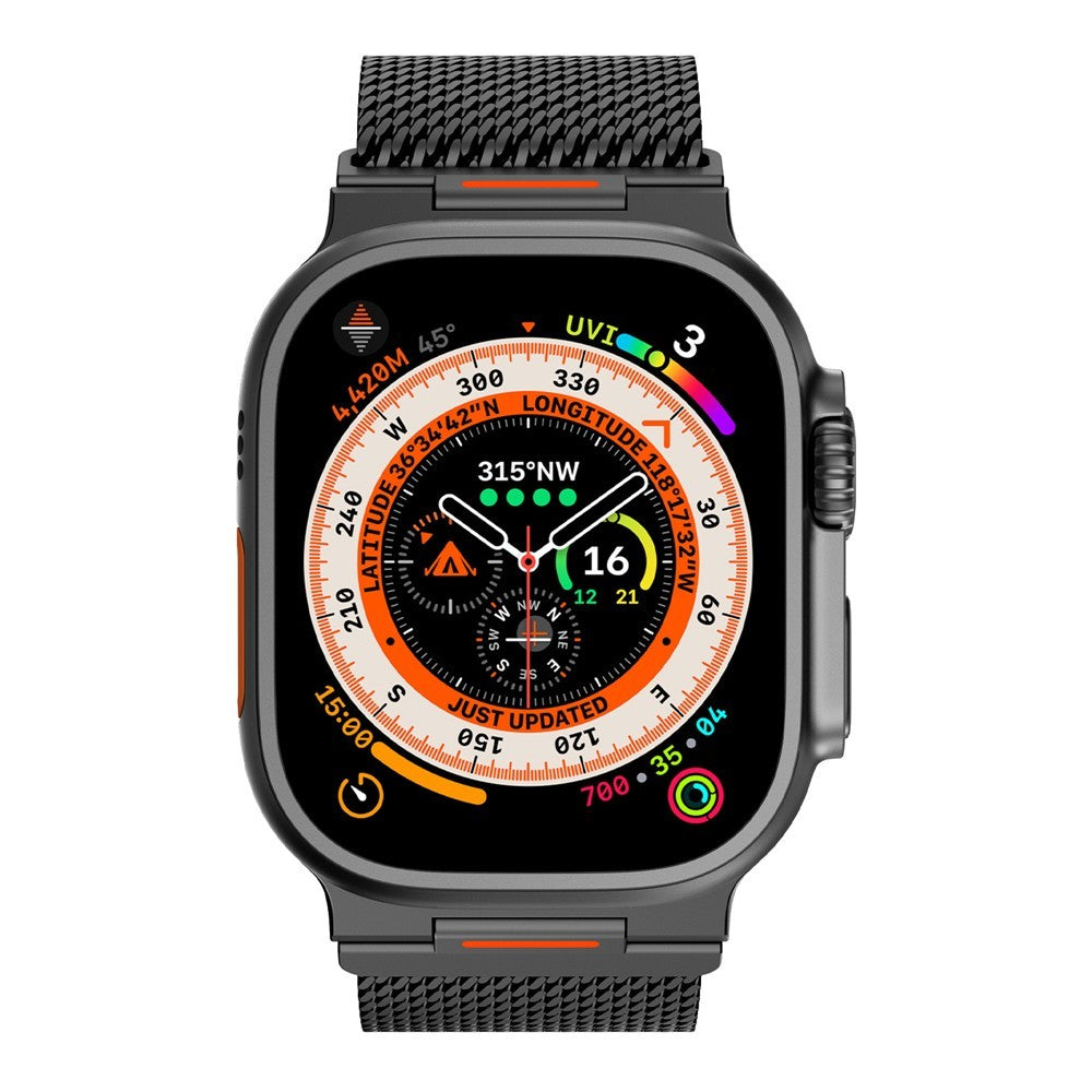 Apple Watch Stainless Steel Milanese Loop - Black