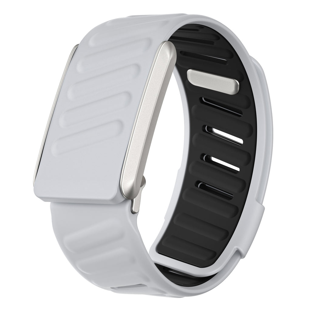 WHOOP Silicone Strap - Light Gray & Black