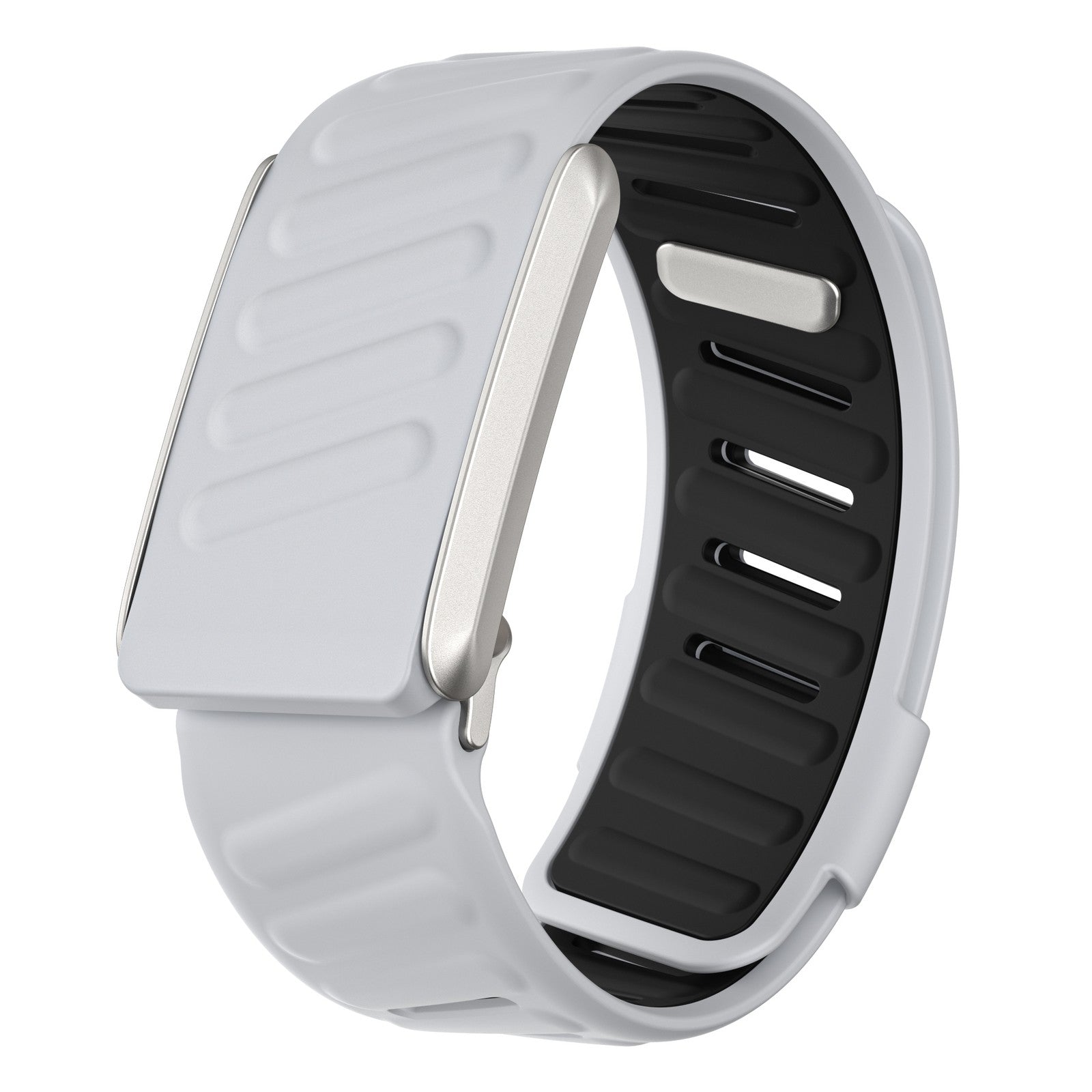 WHOOP Silicone Strap - Light Gray & Black