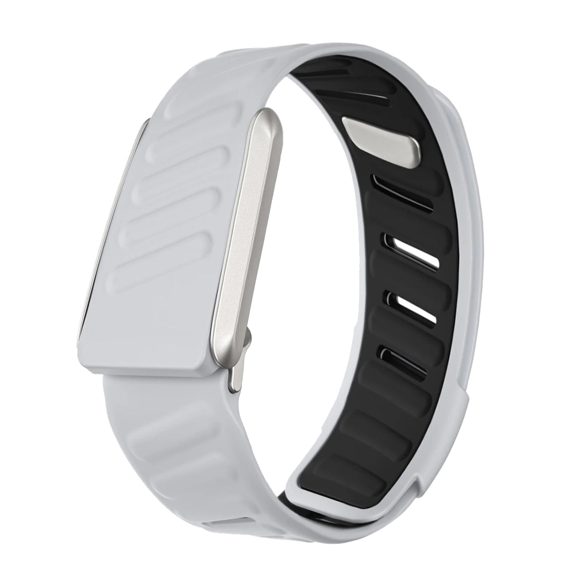 WHOOP Silicone Strap & Case | 5.0 & MG | Light Gray & Black