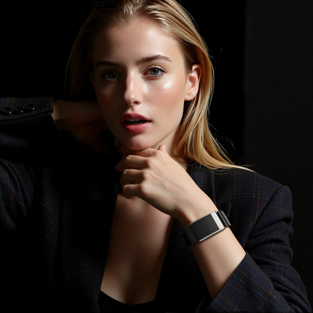 WHOOP Leather Strap - Black