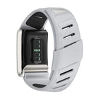WHOOP Silicone Strap & Case | 5.0 & MG | Light Gray & Black