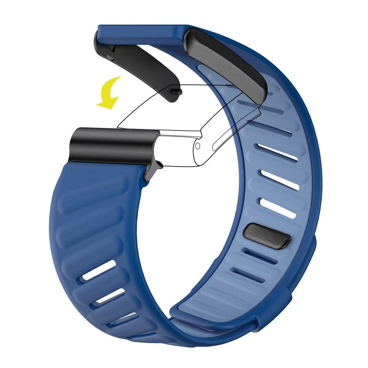 WHOOP Silicone Strap - Navy Blue