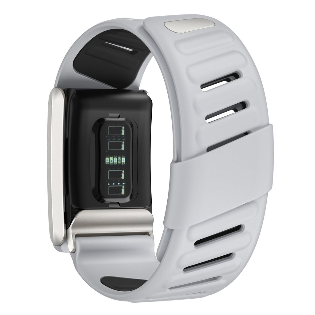 WHOOP Silicone Strap - Light Gray & Black
