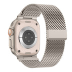 Apple Watch Stainless Steel Milanese Loop - Starlight