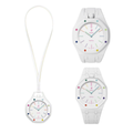 Original HUIT BLANC AP x Swatch Royal Pop + Strap Bundle