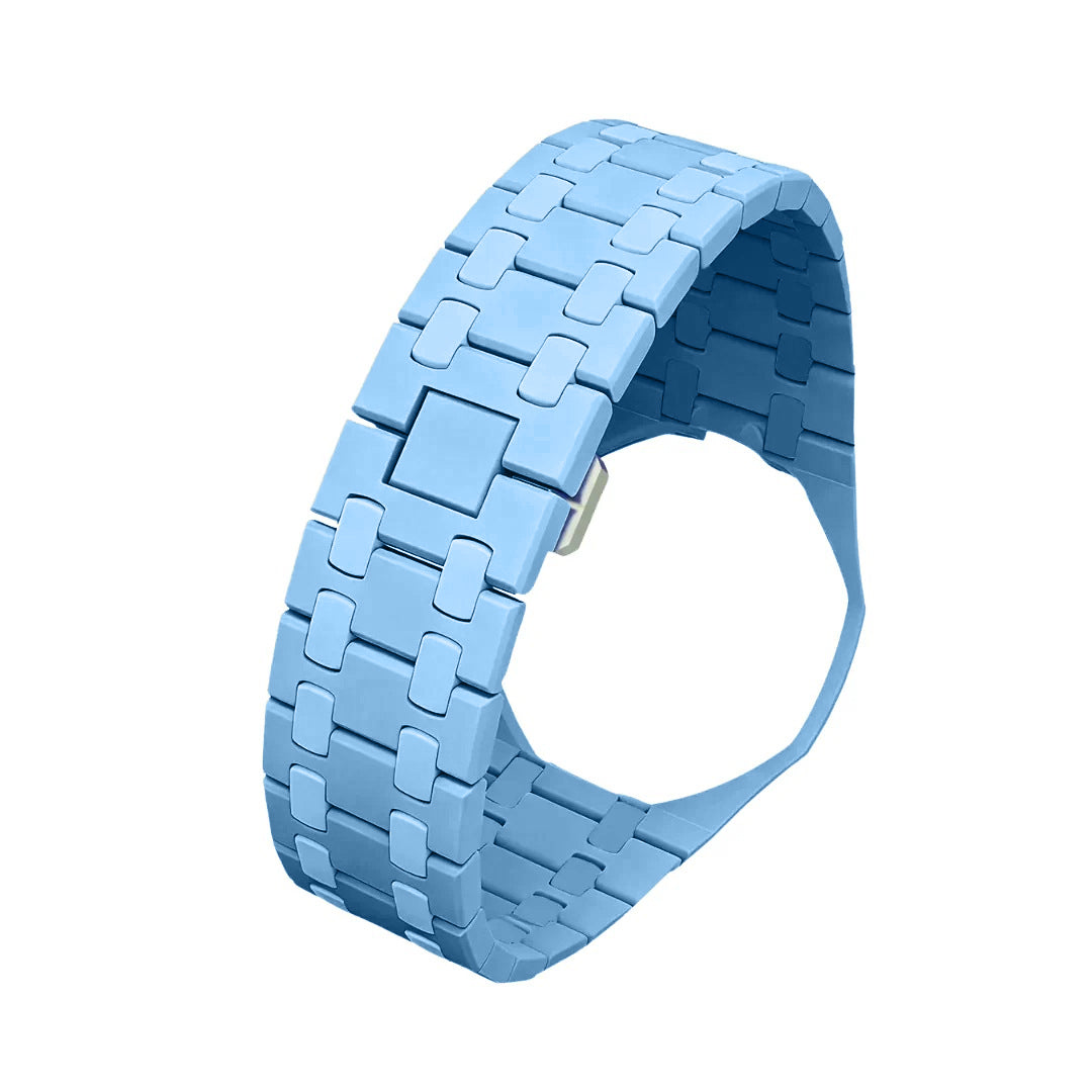 Ceramic Case & Strap | 3:00 Crown | Sky Blue