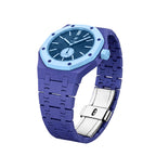 Ceramic Case & Strap | 3:00 Crown | Medium Blue