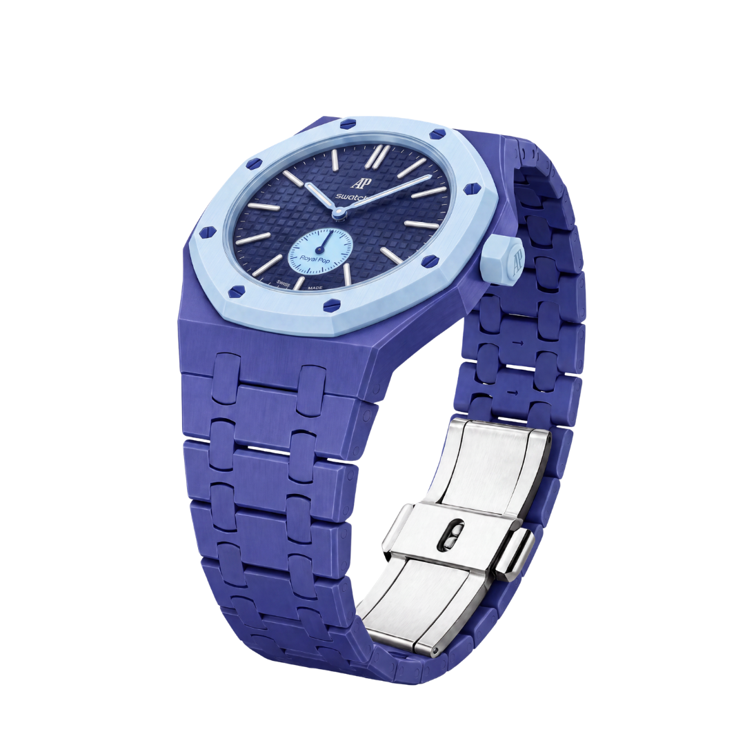 Ceramic | 3:00 Crown | Medium Blue