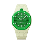 Ceramic  Case & Strap | 12:00 Crown | Mint Green