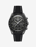 Moonswatch Curved Vertech Rubber Strap - Black & White