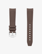 Moonswatch Curved Vertech Rubber Strap - Brown