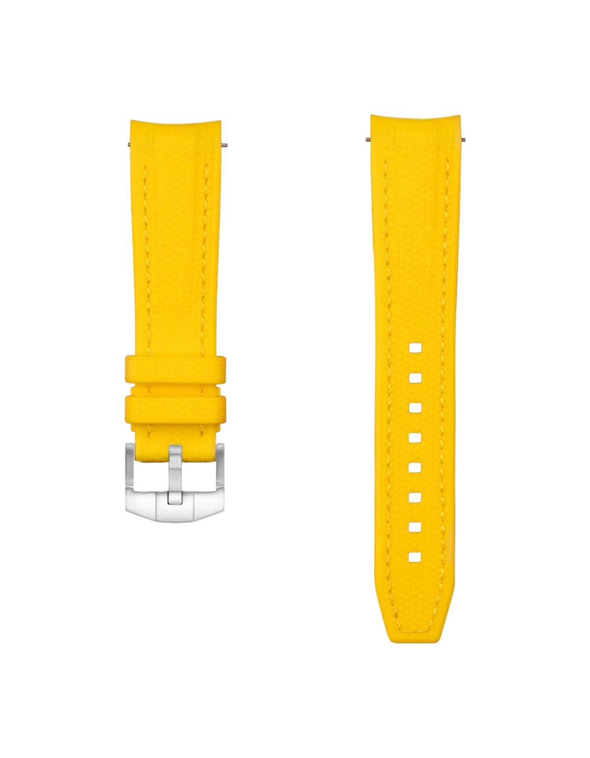 Moonswatch Vertech Rubber Strap | Yellow